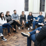 alunos do grupo de estudos em direito civil e processo civil reunidos