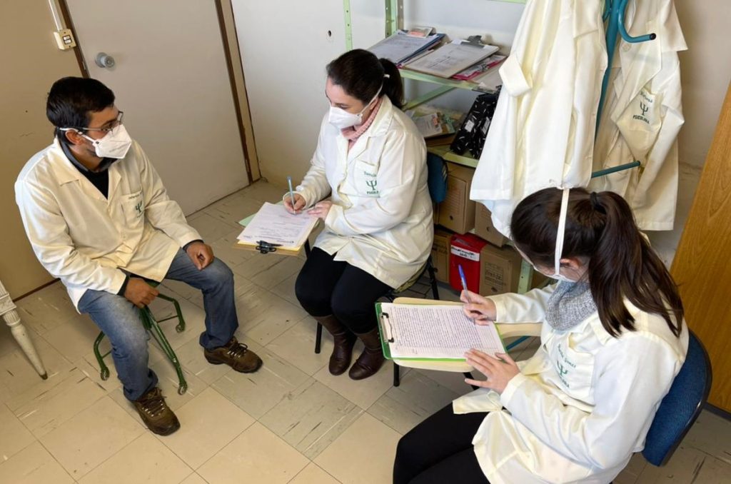 Alunos Psicologia UCPel atuando no Hospital Universitário São Francisco de Paula